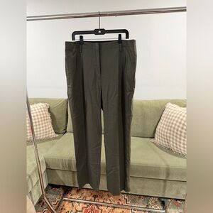 Theory Dark Olive Trousers